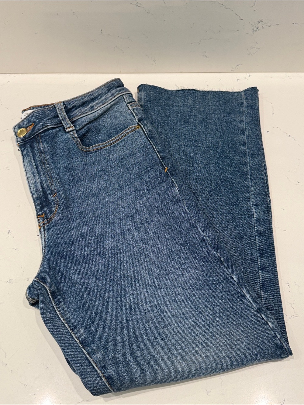 Zara Light Blue Straight-Leg Women’s Jeans - Picture 5 of 5